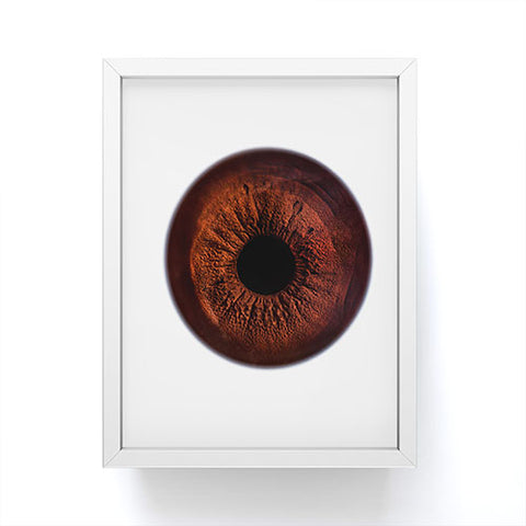 Elena Kulikova Eye See Dark Brown Framed Mini Art Print