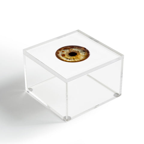 Elena Kulikova Eye See Golden Beams Acrylic Box