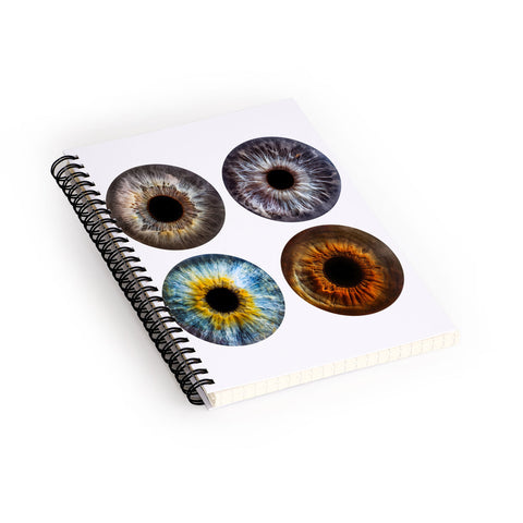 Elena Kulikova Eye See Humanity One Spiral Notebook