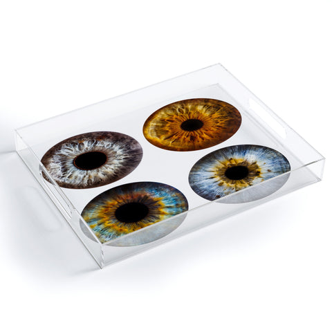 Elena Kulikova Eye See Humanity Three Acrylic Tray