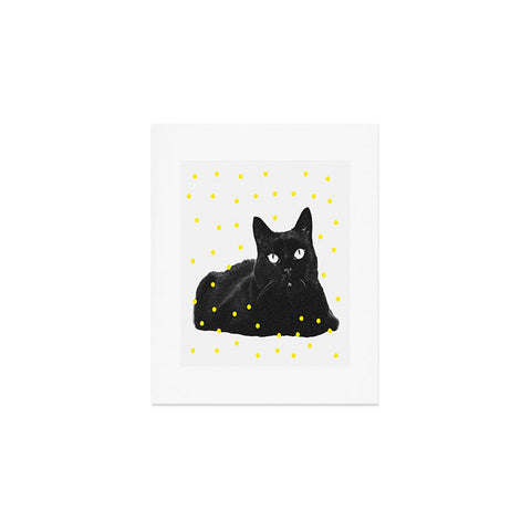 Elisabeth Fredriksson A Black Cat Art Print