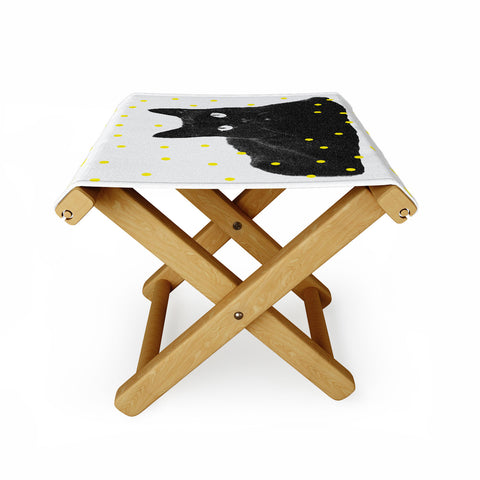 Elisabeth Fredriksson A Black Cat Folding Stool