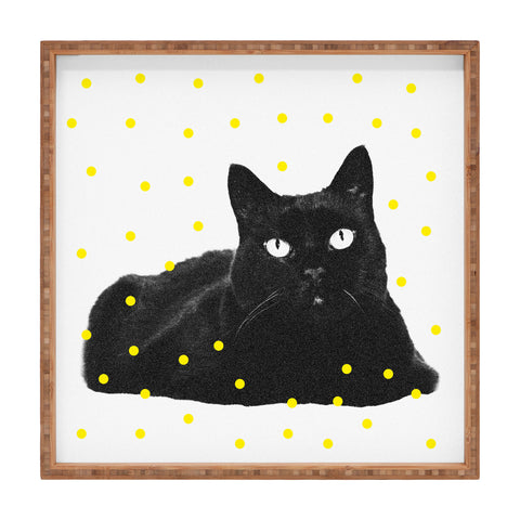 Elisabeth Fredriksson A Black Cat Square Tray