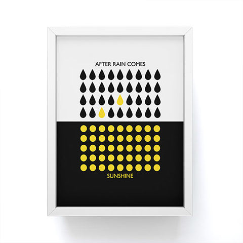 Elisabeth Fredriksson After Rain Comes Sunshine Framed Mini Art Print