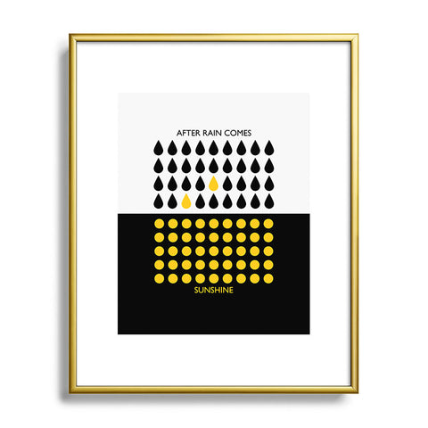 Elisabeth Fredriksson After Rain Comes Sunshine Metal Framed Art Print