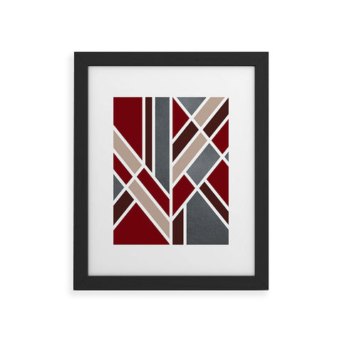 Elisabeth Fredriksson Art Deco Christmas Framed Art Print