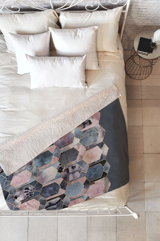 Elisabeth Fredriksson Art Deco Dream 1 Fleece Throw Blanket