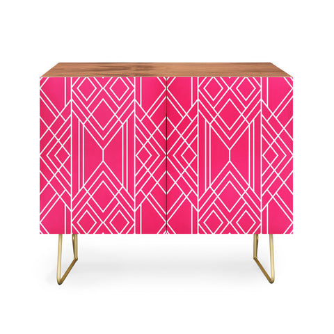 Elisabeth Fredriksson Art Deco Hot Pink Credenza