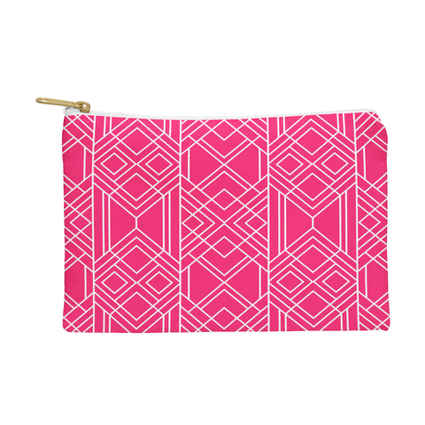 Elisabeth Fredriksson Art Deco Hot Pink Pouch