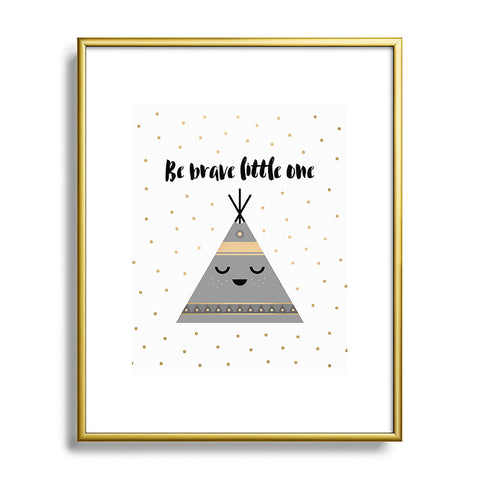 Elisabeth Fredriksson Be Brave Little One Metal Framed Art Print