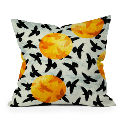 Elisabeth Fredriksson Birds I Throw Pillow