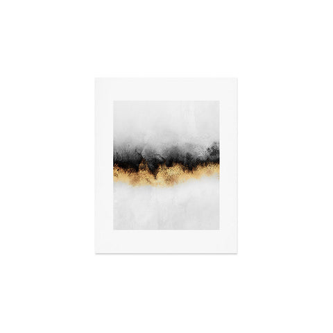 Elisabeth Fredriksson Black And Gold Sky Art Print