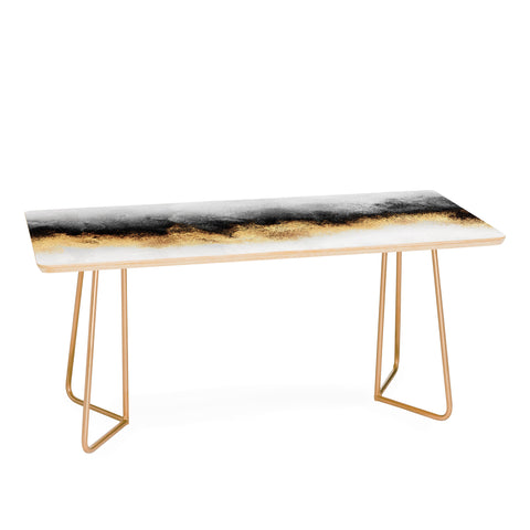 Elisabeth Fredriksson Black And Gold Sky Coffee Table