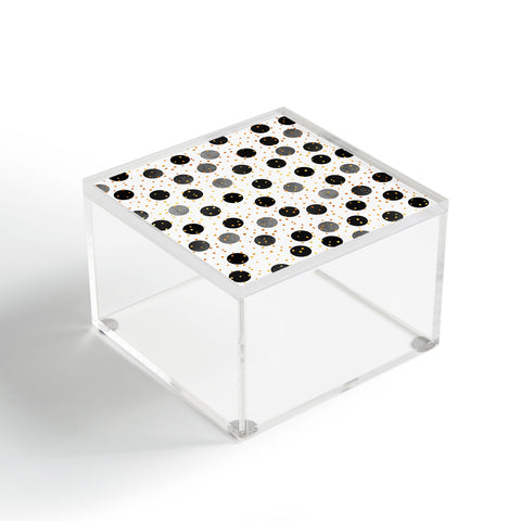 Elisabeth Fredriksson Black Dots and Confetti Acrylic Box