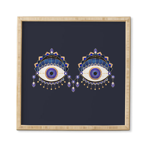Elisabeth Fredriksson Blue Eyes Framed Wall Art