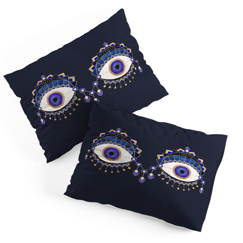 Elisabeth Fredriksson Blue Eyes Pillow Shams