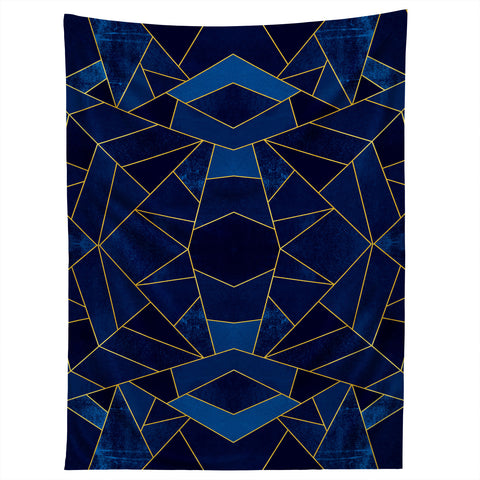 Elisabeth Fredriksson Blue Mosaic Sun Tapestry