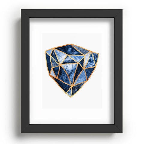 Elisabeth Fredriksson Blue Rock Recessed Framing Rectangle