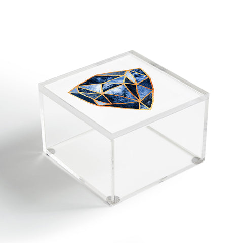 Elisabeth Fredriksson Blue Rock Acrylic Box
