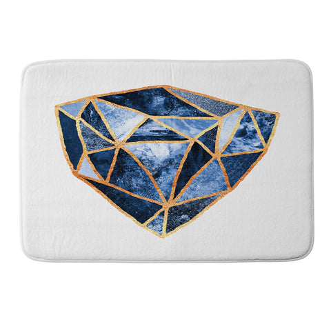 Elisabeth Fredriksson Blue Rock Memory Foam Bath Mat