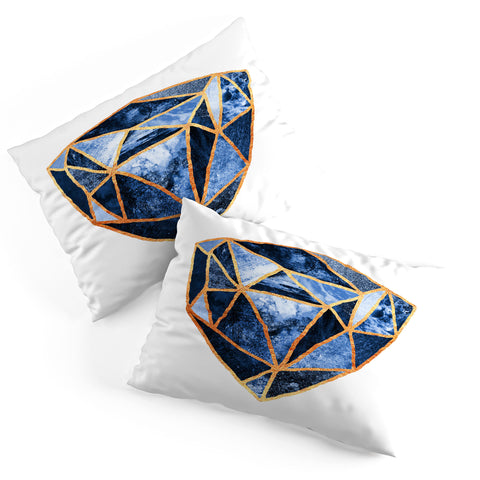 Elisabeth Fredriksson Blue Rock Pillow Shams