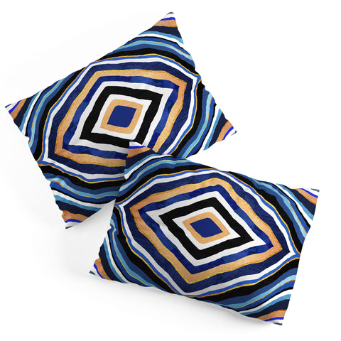 Elisabeth Fredriksson Blue Slice Pillow Shams