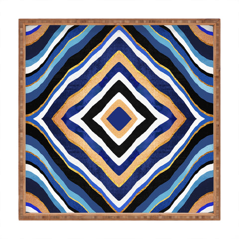 Elisabeth Fredriksson Blue Slice Square Tray