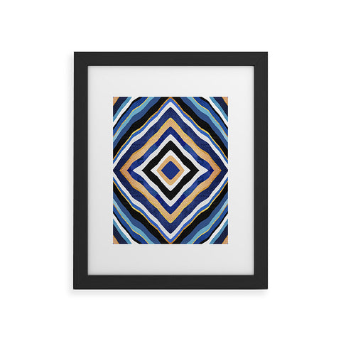 Elisabeth Fredriksson Blue Slice Framed Art Print