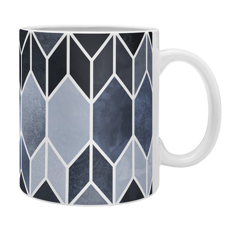 Elisabeth Fredriksson Blue Stained Glass Coffee Mug