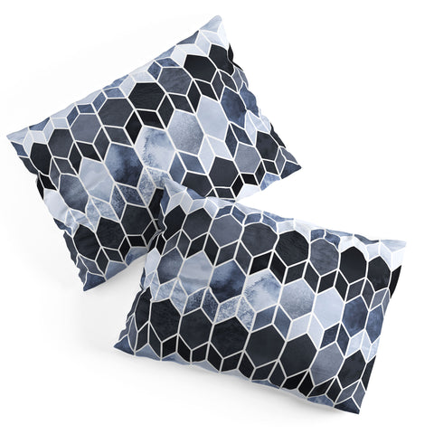 Elisabeth Fredriksson Blue Stained Glass Pillow Shams