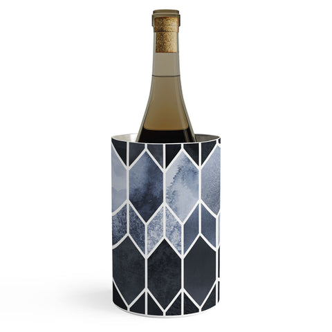 Elisabeth Fredriksson Blue Stained Glass Wine Chiller