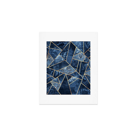 Elisabeth Fredriksson Blue Stone Art Print