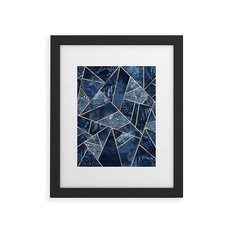 Elisabeth Fredriksson Blue Stone Framed Art Print