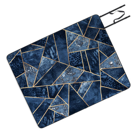 Elisabeth Fredriksson Blue Stone Picnic Blanket