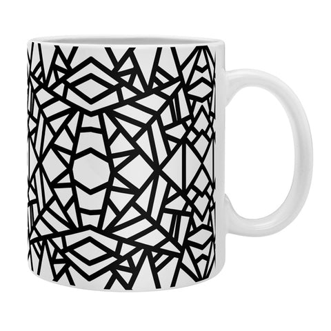 Elisabeth Fredriksson Bold Mosaic Sun Coffee Mug