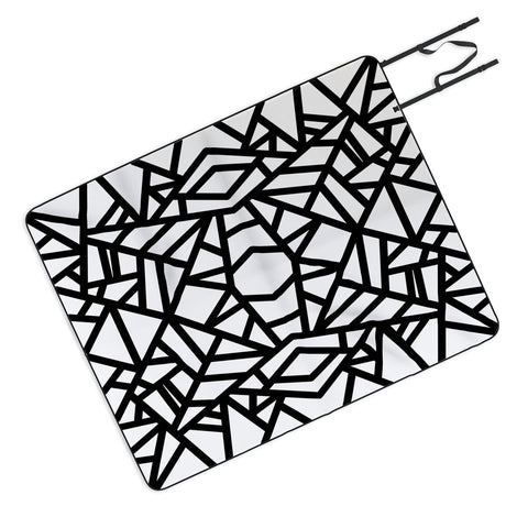 Elisabeth Fredriksson Bold Mosaic Sun Picnic Blanket