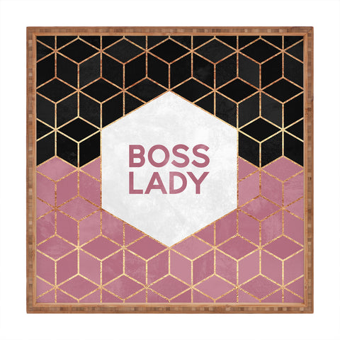 Elisabeth Fredriksson Boss Lady 1 Square Tray