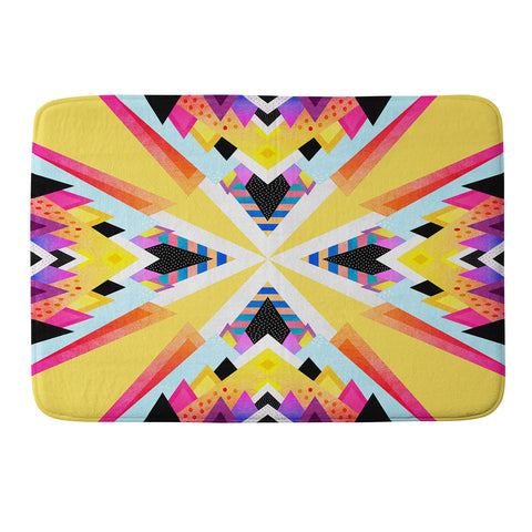 Elisabeth Fredriksson Bubblegum Mountains Memory Foam Bath Mat