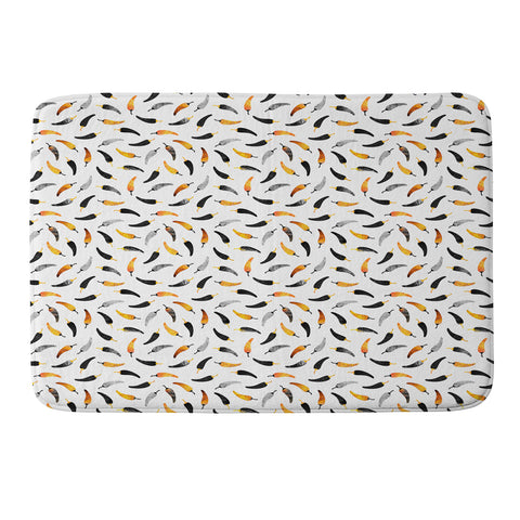 Elisabeth Fredriksson Chili Pattern Memory Foam Bath Mat