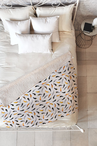Elisabeth Fredriksson Chili Pattern Fleece Throw Blanket