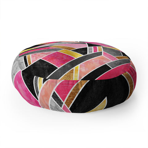 Elisabeth Fredriksson City of dreams Floor Pillow Round