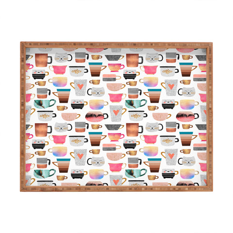 Elisabeth Fredriksson Coffee Cup Collection Rectangular Tray