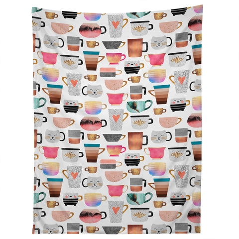 Elisabeth Fredriksson Coffee Cup Collection Tapestry
