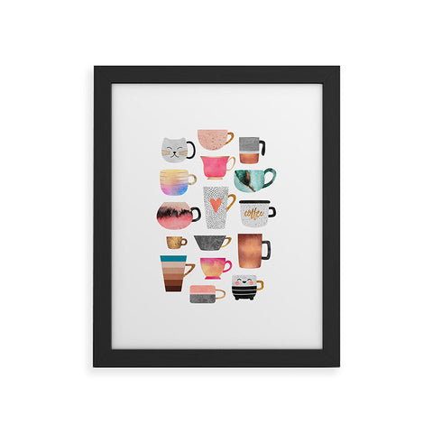 Elisabeth Fredriksson Coffee Cup Collection Framed Art Print