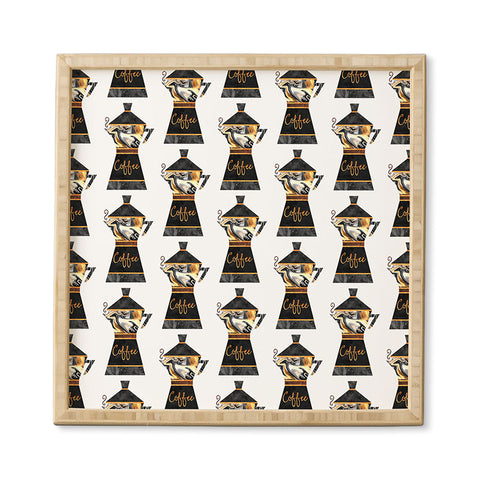 Elisabeth Fredriksson Coffee Maker Framed Wall Art