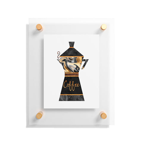 Elisabeth Fredriksson Coffee Maker Floating Acrylic Print
