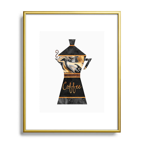 Elisabeth Fredriksson Coffee Maker Metal Framed Art Print