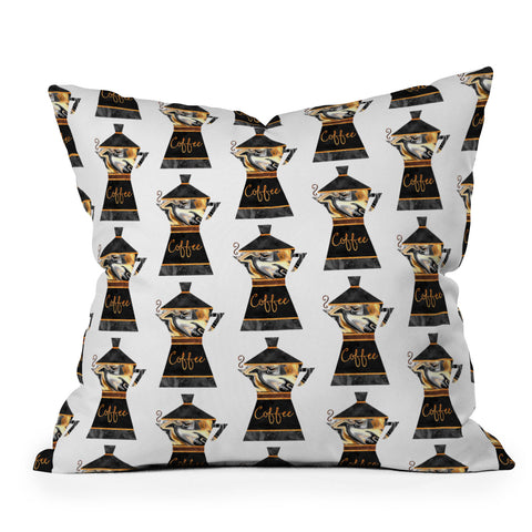 Elisabeth Fredriksson Coffee Maker Throw Pillow