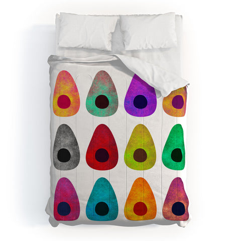 Elisabeth Fredriksson Colored Avocados Comforter