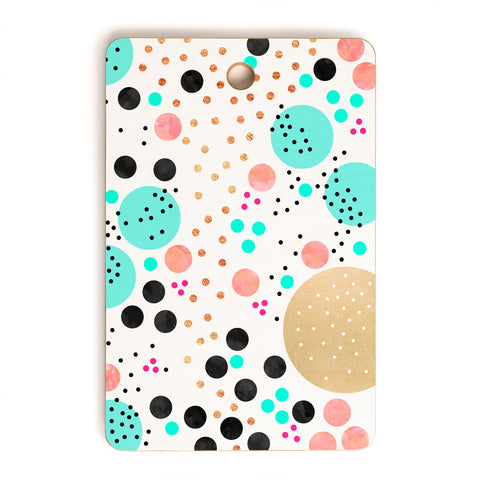 Elisabeth Fredriksson Colorful Champagne Cutting Board Rectangle